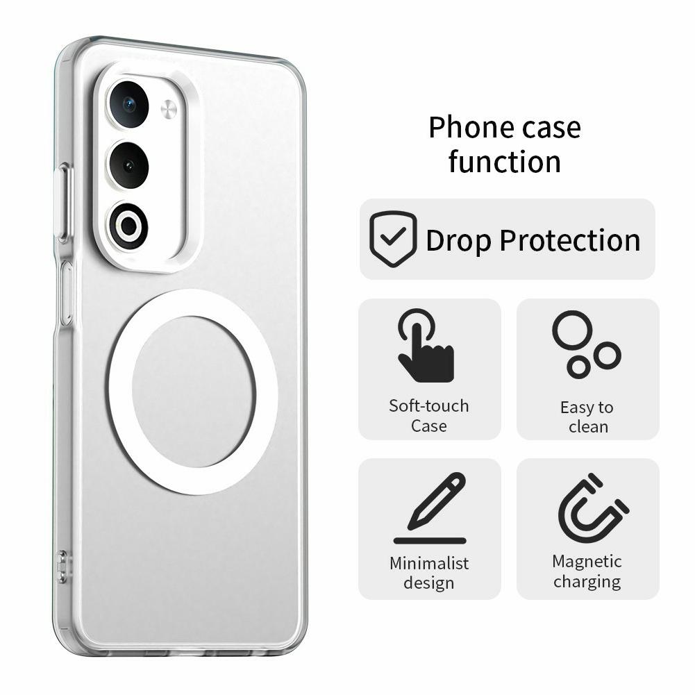 For Oppo A5 5G Magnetic Case Anti Drop Hybrid Phone Back Cover