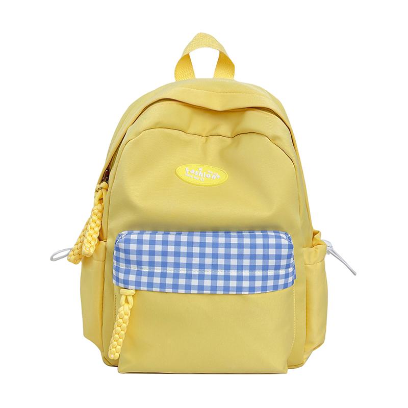 Dámský batoh Color Block Studentský školní batoh