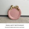 3D Resin Bow Macaron Color Desktop Ornament and Photography Prop Tray