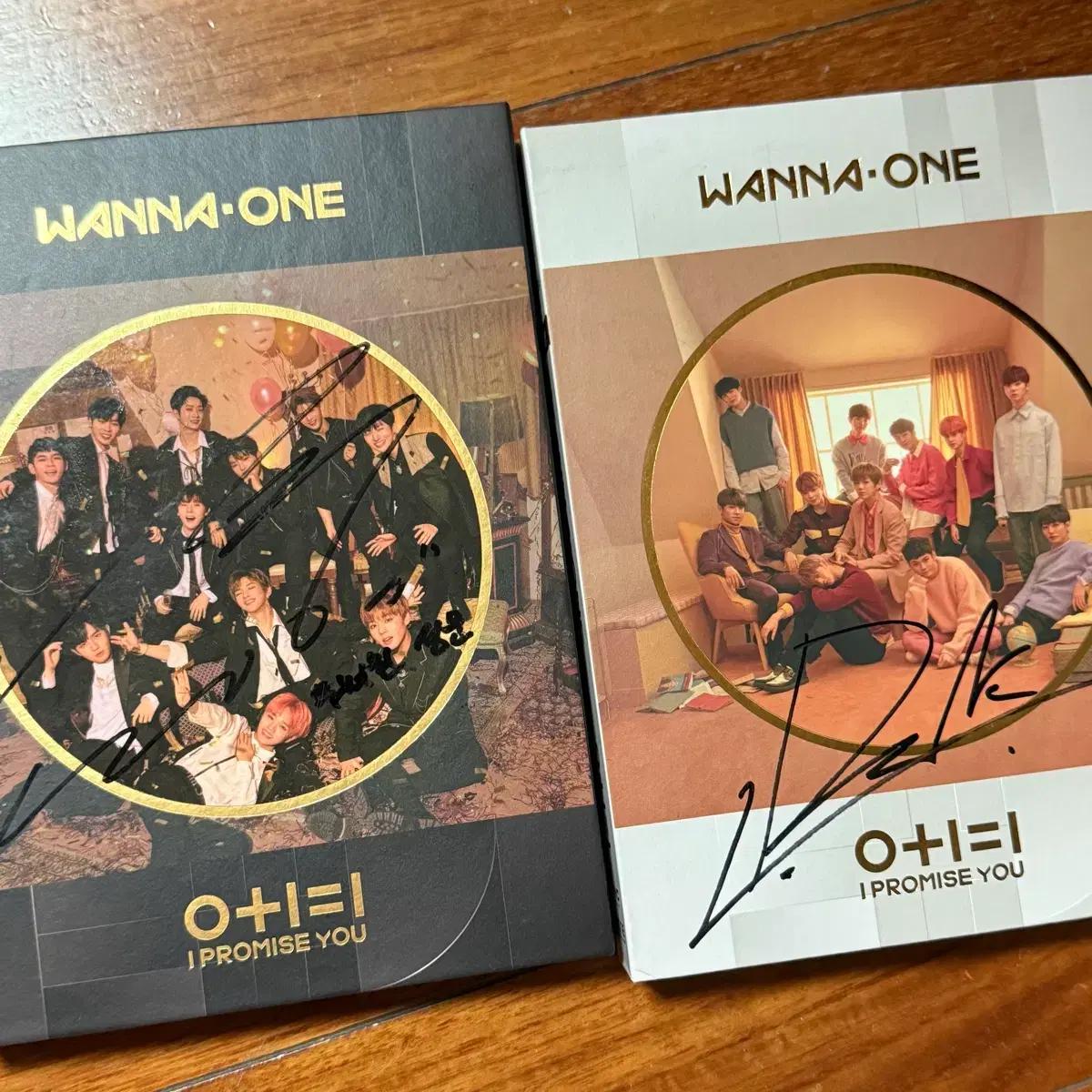 

Wanna One s autographed album Used