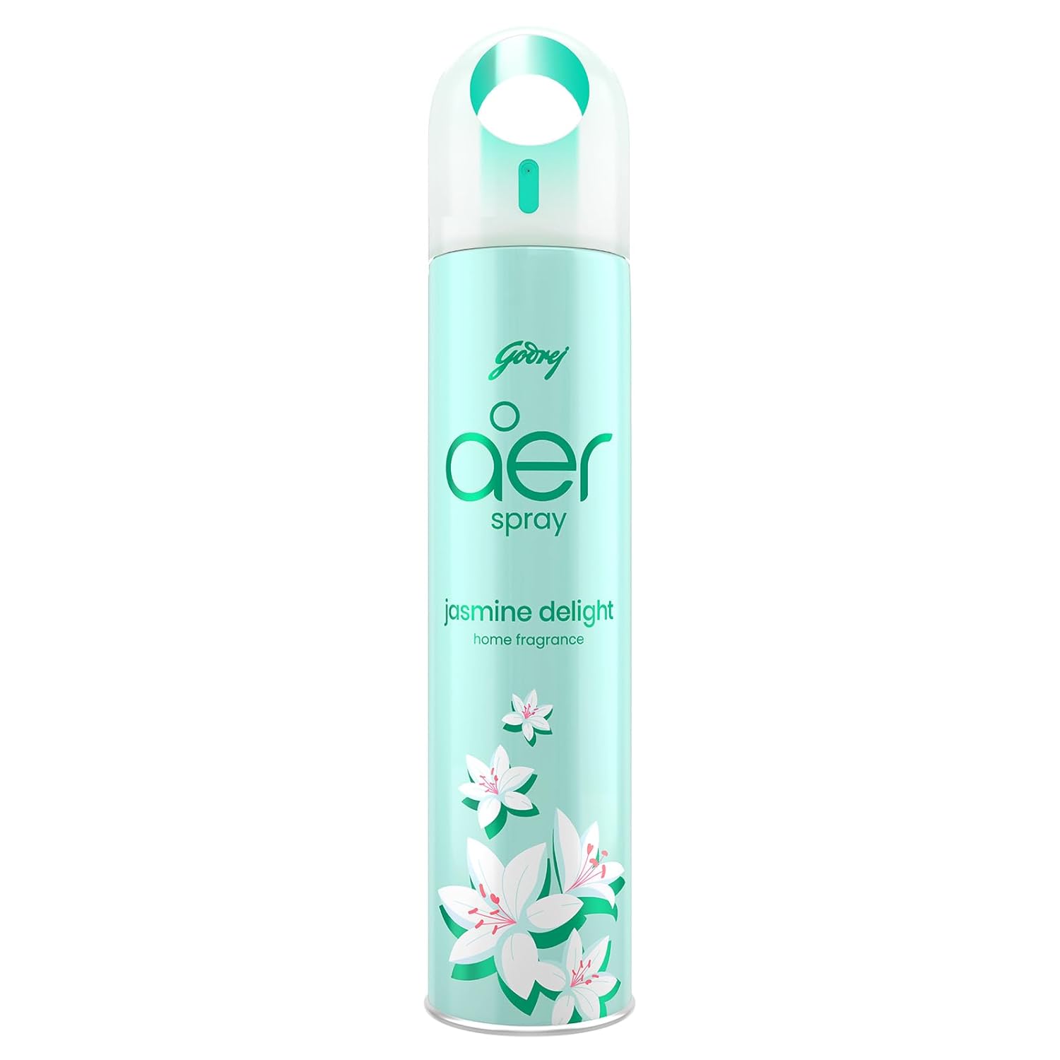 

Godrej Aer Spray Room Freshener Jasmine Delight 220 ml Long Lasting Home Office Air Fragrance Easy Push Use Anywhere