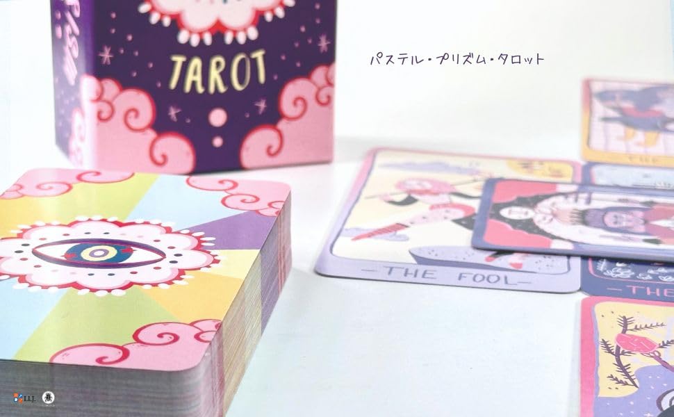 Tarot Cards 78 Cards Waite Edition Tarot Fortune Telling Prism Japanese Instruction Manual Included I.I.J [Pastel Tarot] [Genuine]