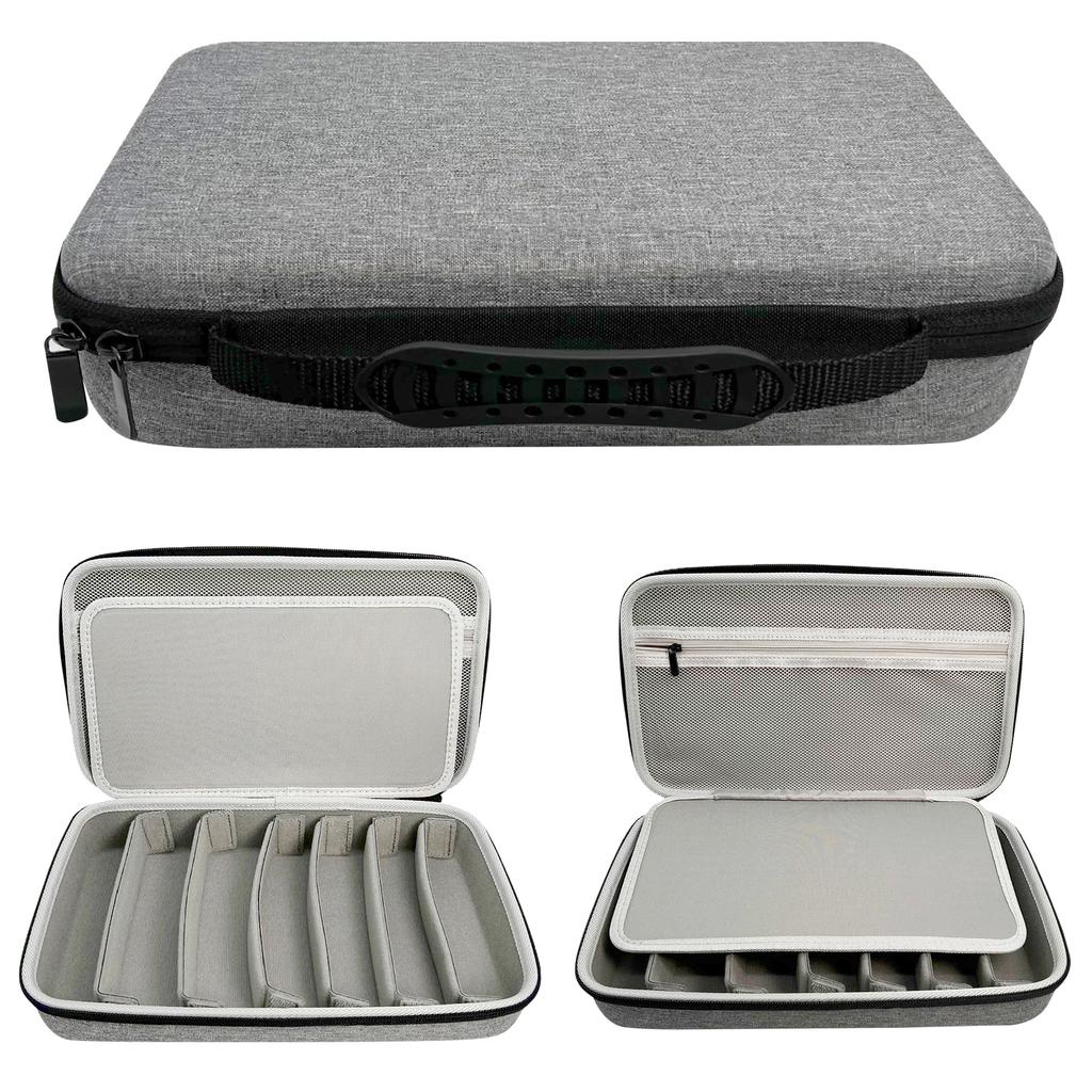 7 Slot Sunglasses Organizer Adjustable Slots Sunglasses Storage Box Sunglasses Display Case Eyeglass Hard Shell for Men Women