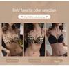 Leopard Print Wireless Push-Up Bra Set: Front Buckle, Beautiful Back, Small Chest, Thickened Padding