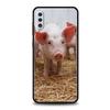Cute little Pink Pig Phone Case For Samsung A54 A52 A24 A14 A50 A70 A10 A40 A20S A20E A06 A12 A22 A34 A42 A32 5G A04s A16 Cover