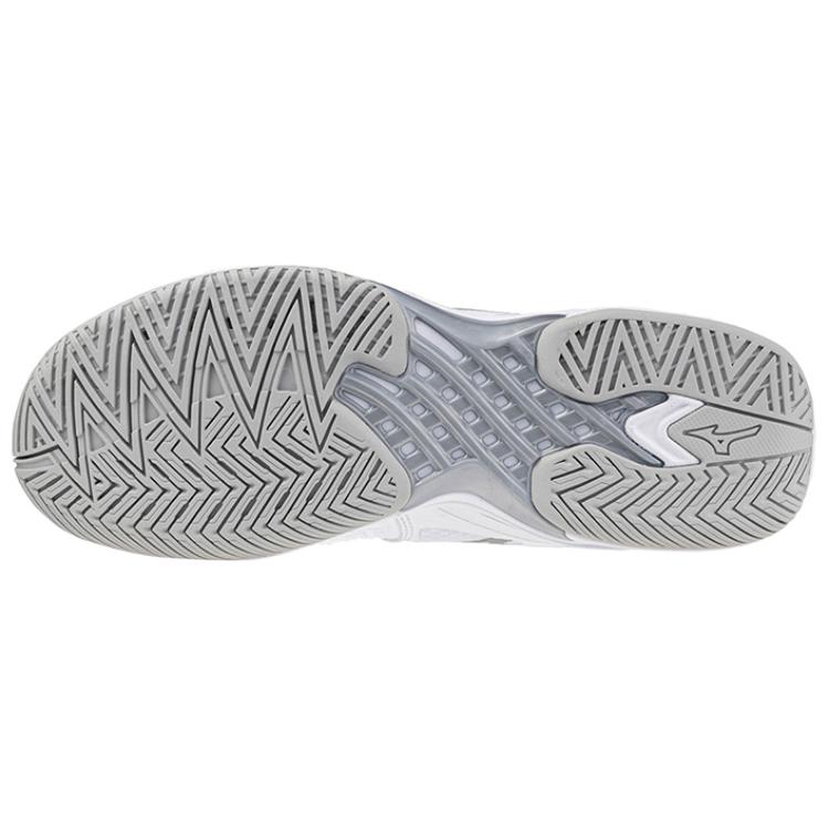 Mizuno Wave Exceed Tour 6 Comfortable Flexible Non-Slip Durable Low-Top Tennis Shoes Unisex Sneakers White 61GA247103