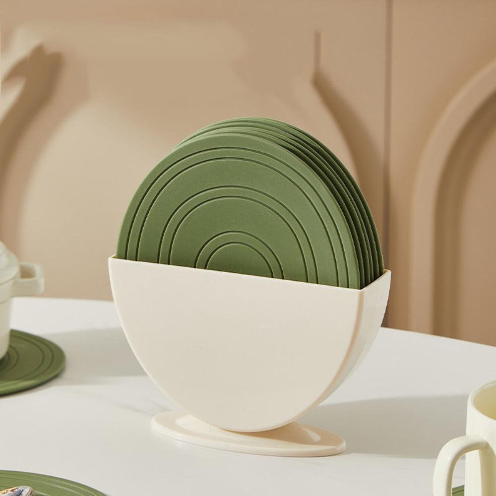 Anti-scalding Cup Mat Non-slip Coaster Minimalist Tableware Mat  Restaurant