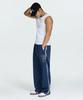 Michikoleondeonseupocheu Mesh Wide Track Pants Navy