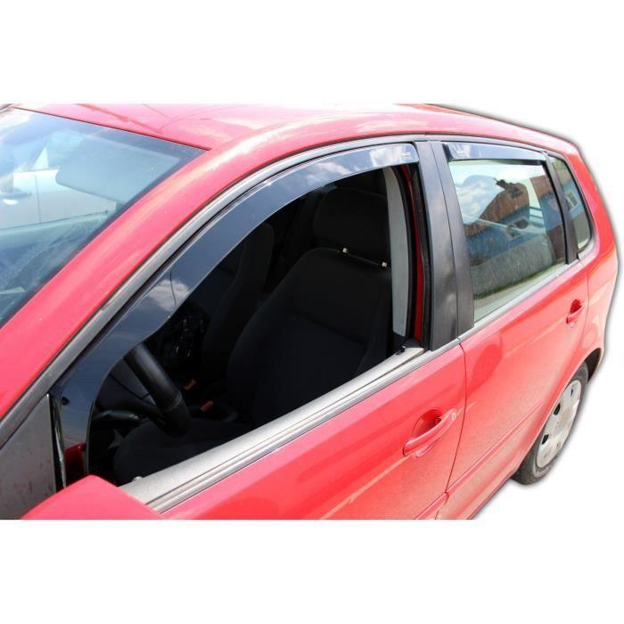 Luchtdeflectoren - J&;J AUTOMOTIVE - Heko - Getint - Voor Volkswagen Polo 4 9N 5P - 2002-2009