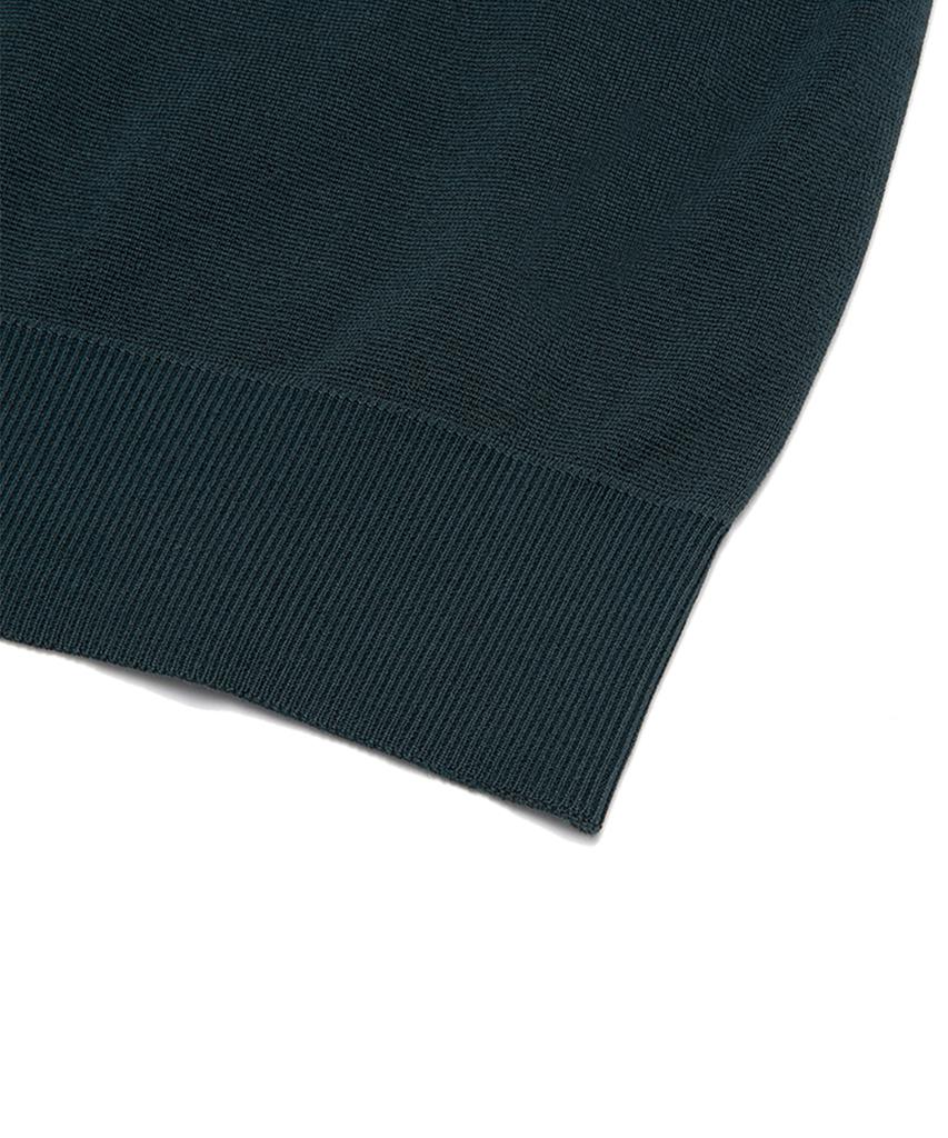 BROOKS BROTHERS 24Ss 100% Mercerized Cotton Polo Sweater (Dark Green) (Bbwtmb0005Jes)