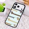 Sausage Dog Dachshund Art Shockproof Phone Case for iPhone 17 Air 16e 15 11 12 14 13 Pro Max Cover Coque