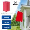 2pcs Magnetic Flag Holders Weights Quick Install Prevents Gutters Snags Maintains Flag Display Outdoor Garden Windproof