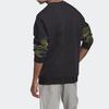 adidas Felpa Girocollo Camo Originals Uomo Top Nero FM3357