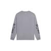Li-Ning X Marvel Co-Branded Sports Lifestyle Series Cotton Crew Neck Long Sleeve Sweatshirt Unisex Tops Seagull-Grey AHSSE29-1