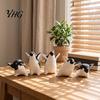 Cute Penguin Figurines Figurine, Nordic Style Small Animal Statue, Whimsical Unique Birthday Gifts Desk Shelf Tabletop Decor Ornament, Gift