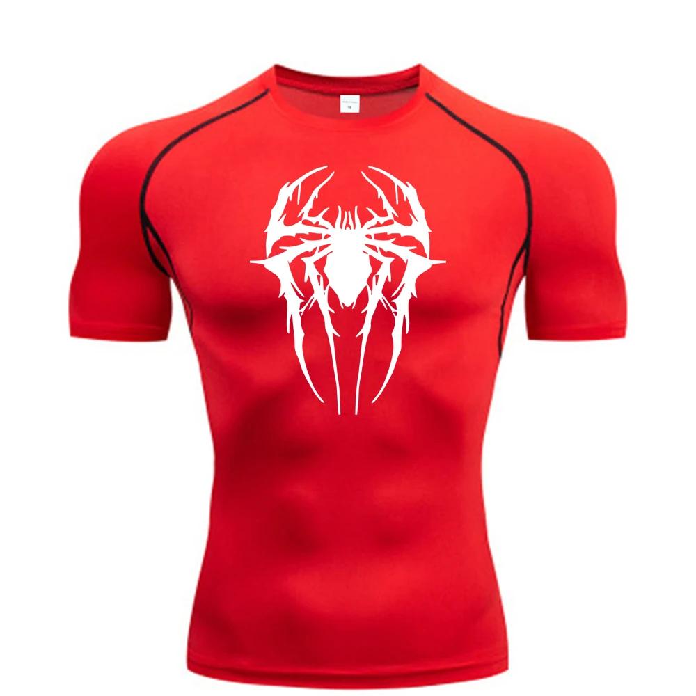 Loose T Shirt Men Summer Sportswear Running T-shirt Elastic Quick Dry Sport Tops Tee Athletic Gym Workout Shirts Men S