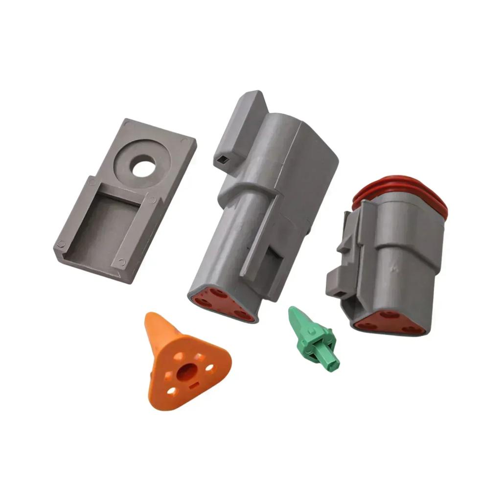 5-pack 3-pin DT Connector Kit With Terminal Set, Wire Gauge 16-20, Suitable For AWG 3-pin DT Connector Kit Tool Accessories