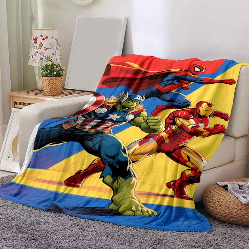 1pc Thor Love Thunder Loki Artwork Marvel Soft Throw Blanket Flannel All Season Light Weight Living Room/Bedroom Warm Blanket. M731029