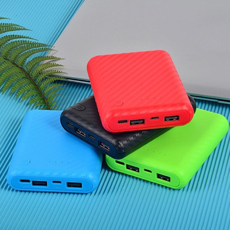 DIY 4x18650 Battery Case Charger Outer Plastic Shells Power Bank Shells Portable External Boxes Without Batteries