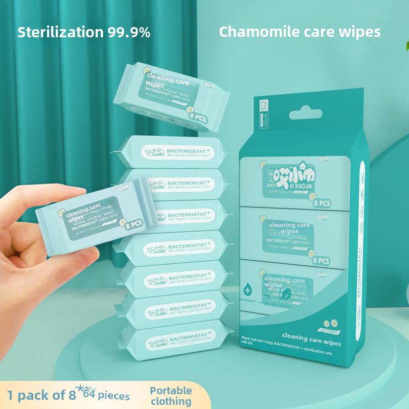 Kompakte Unisex-Feuchttücher für die Körperpflege