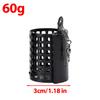 Fishing Bait Feeder Cage 10g To 60g Iron Mesh Groundbait Holder with Swivel Built in Weight for Carp Sea Raft Fishing Accessory
