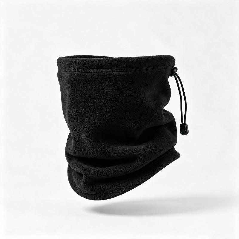 Fleece Lined Neck Gaiter Warm Windproof Cold Resistant Face Cover for Winter Cycling Skiing Outdoor Sports