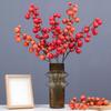 Green Plants Foam Fruits Branch 30 Heads Fake Plants Simulation Tree Bouquets  Wedding Decor