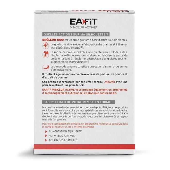 Eafit Fatburner 1000 Gewichtsverlust 60 Tabletten