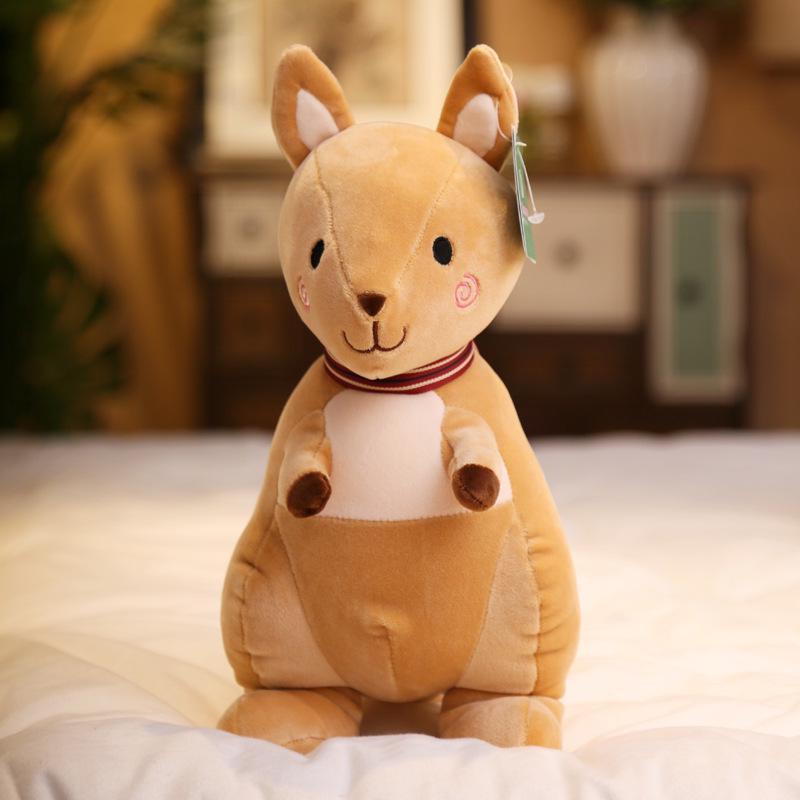 

30 см мягкая плюшевая игрушка прекрасный подарок кукла кенгуру детский подарок мягкая игрушка животное плюшевая игрушка рождественский подарок кофейный