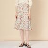 BCBG Flower Print Banding Skirt B3m3s209