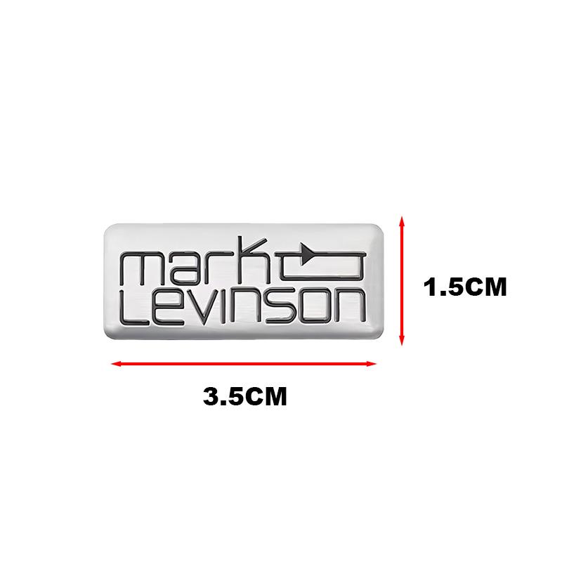 

Car Styling Mark Levinson Logo Emblem 3D Aluminum Speaker Audio Decorate Sticker Decals For Lexus UX250H Fsport CT200H RX400H NX