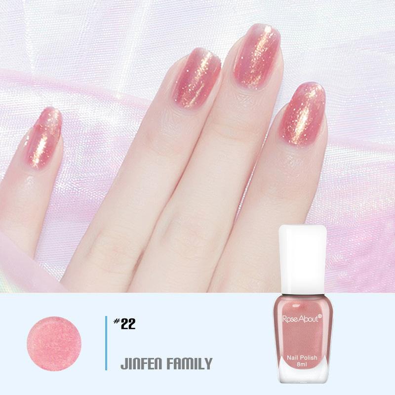 

40 цветов, лак для ногтей без запекания на водной основе, блестящие блестки, долговечный, разрываемый, здоровый, отрываемый, быстросохнущий, телесный лак для ногтей