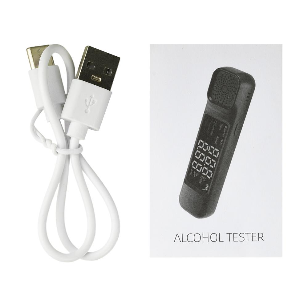 Professional Home Alcohol Breathalyzer Non-Contacting Non-Contacting Breath Blow Tester 10s Quick Response Alkohol Sensor