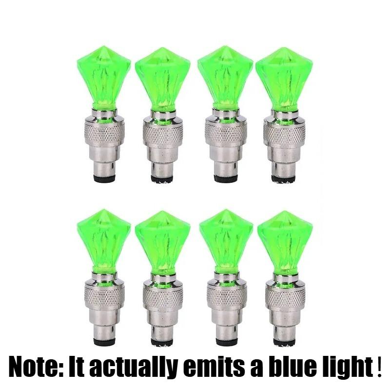 Neon Bike Lights Bicycle LED Light Tire Valve Cap Flashlight Wheel Spoke Lightweight Car Motorcycle Accessories