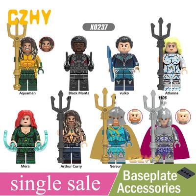 Aquaman Building Blocks Minifigures Super Heroes Bricks Toy Sets DC Comics Batman Family X0237