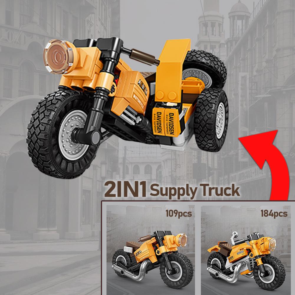 KNEW BUILT Elektrisches Fahrrad Roller Modell Mini Bausteine Niedliche & Pädagogische Konstruktionsspielzeuge