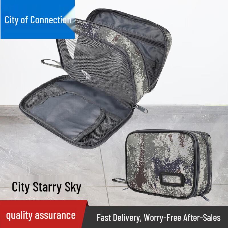 

Portable Camouflage Hook Toiletry Bag