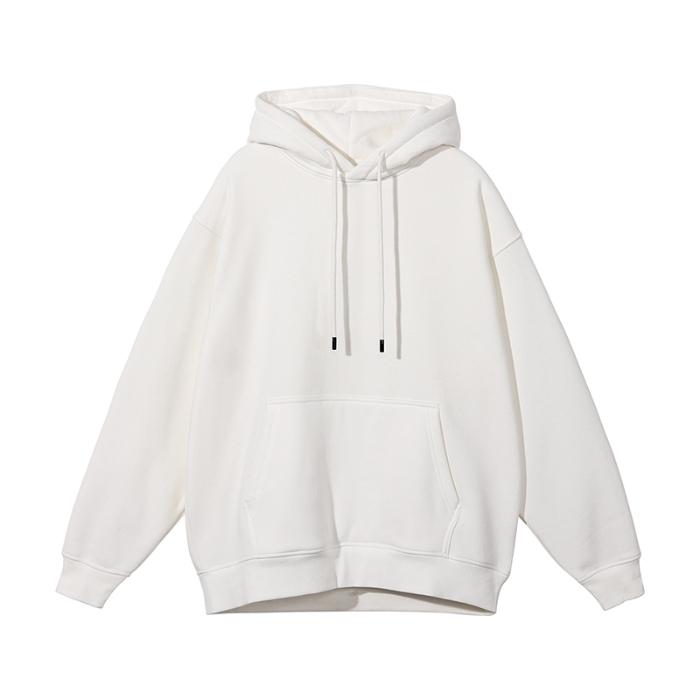 Unisex Pullover Women Men Couple Hoodie Autumn Winter Cotton Sweatshirt Solid Color Drawstring Pocket Loose Streetwear Casual Warm Pullover Top