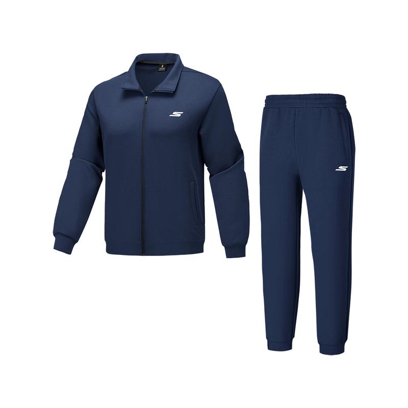 Skechers Basic Sports Series Simple Comfortable Solid Color Casual Sports Suit Men suits P425M174-002Z XXL