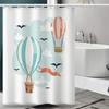 Bathroom Thickened Waterproof Curtain Mildew Proof Shower Curtain Shower Partition Curtain Shower Curtain Bathroom Curtain Free Perforation