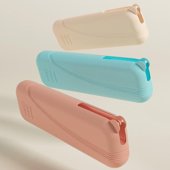 Silicone Makeup Brush Storage Bag Waterproof Portable Travel Multi-functional Toiletries Cosmetic Brush Organize Case Pouch