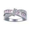 Classic   Copper diamond rings For Women Colored zircon size 6-10 Fashion wedding accessories Party Gift Jewelry