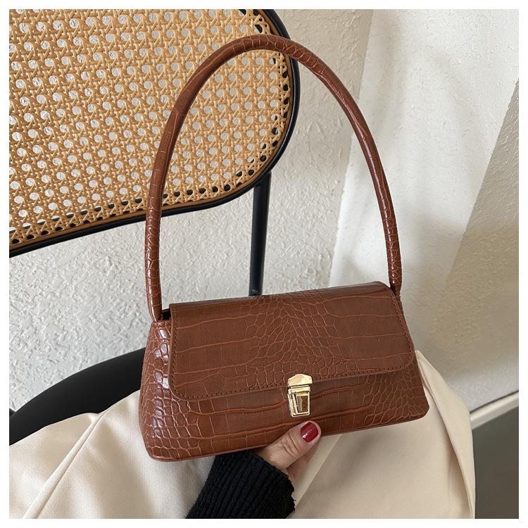 

Трендовая ретро сумка кроссбоди и на плечо для женщин - Осенний стиль 2023 светло-коричневого