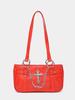 Cool niche new chain bag, locomotive armpit bag, high-end shoulder handbag.
