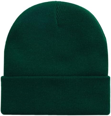 Rosoz Unisex Winter Beanie Cuffed Knit Skull Cap for Men and Women