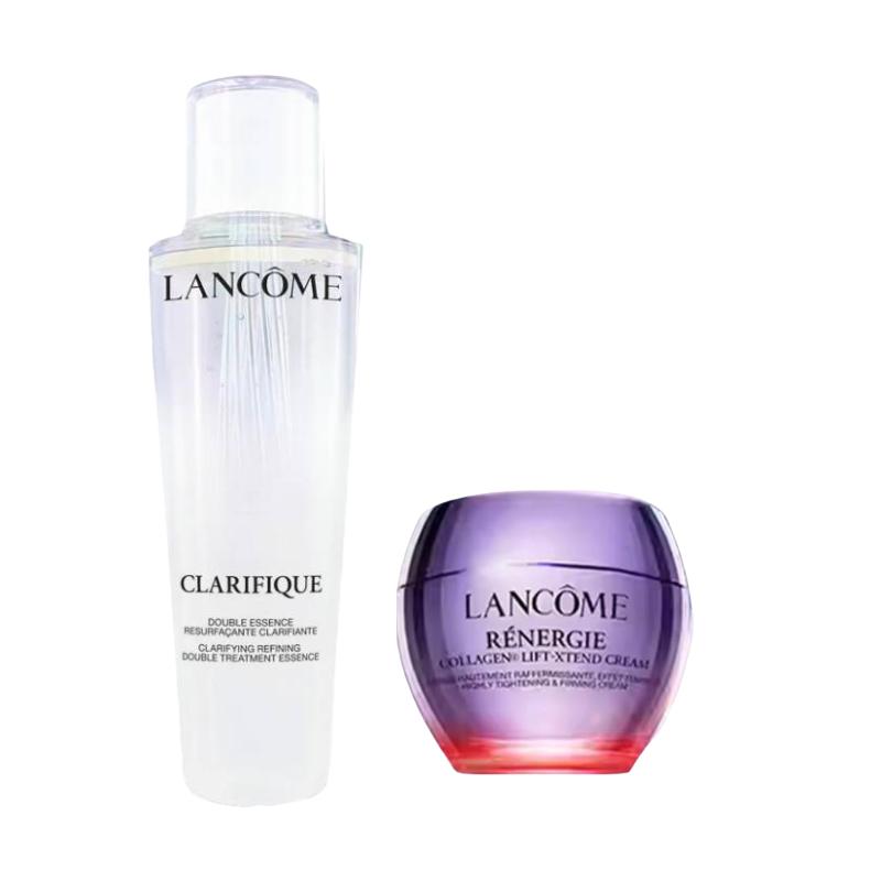 Набор средств по уходу за кожей Lancôme Aurora Water Sculpting Cream Успокаивающий и увлажняющий 50 мл + 150 мл коричневый