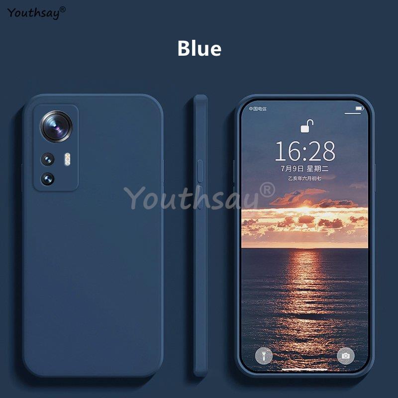 

Для Xiaomi 12T Pro Чехол Xiaomi 12T 12 13 13T Pro 12 Lite Чехол Funda Coque Мягкий жидкий силиконовый чехол Xiaomi 12T Pro For Xiaomi 12T синий