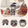 Cow Statue Desktop Sculpture Collectibles Ornament Halloween Decor for Indoor