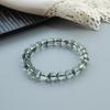Natural Green Phantom Sky Crystal Beaded Bracelet for Women - Summer Jewelry