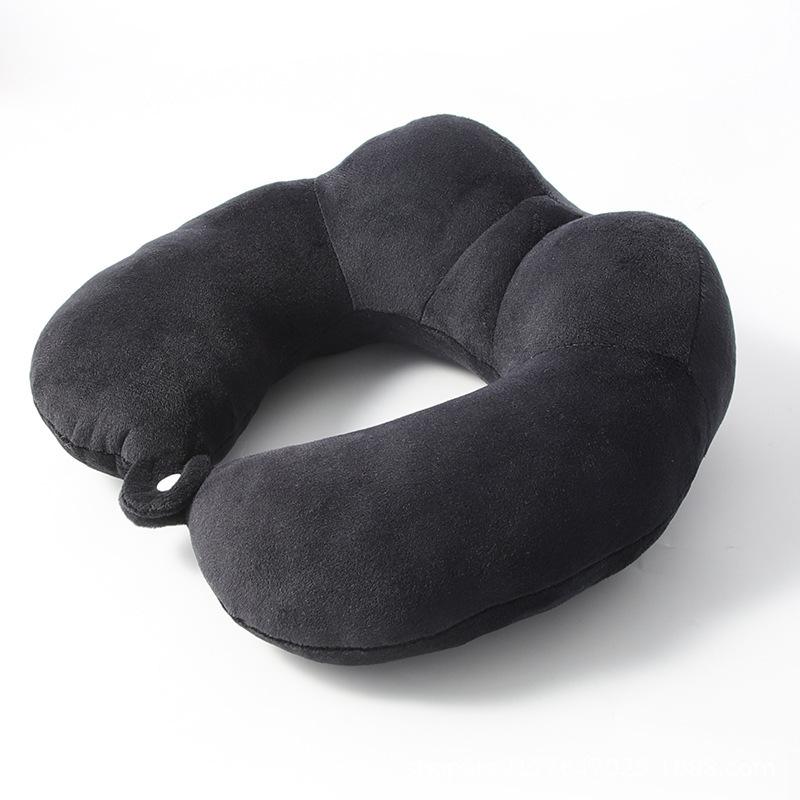 

Skin-friendly reinforced U-shaped pillow Aviation pillow Hump pillow pp cotton чёрный